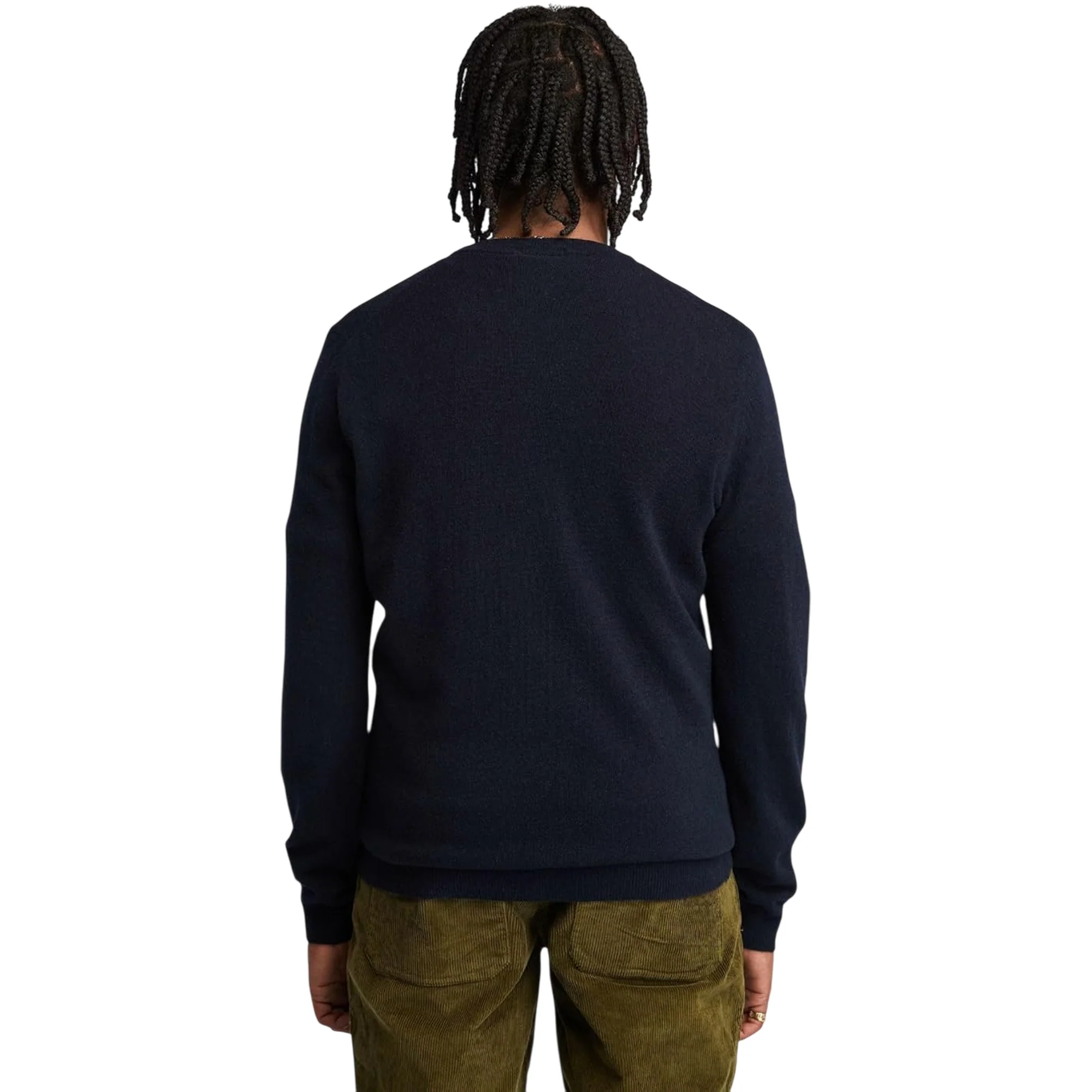 Maglione girocollo Uomo in lana Cohas Brook Blu - immagine 3