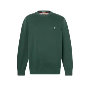 Maglione Uomo in cotone Williams River Verde scuro