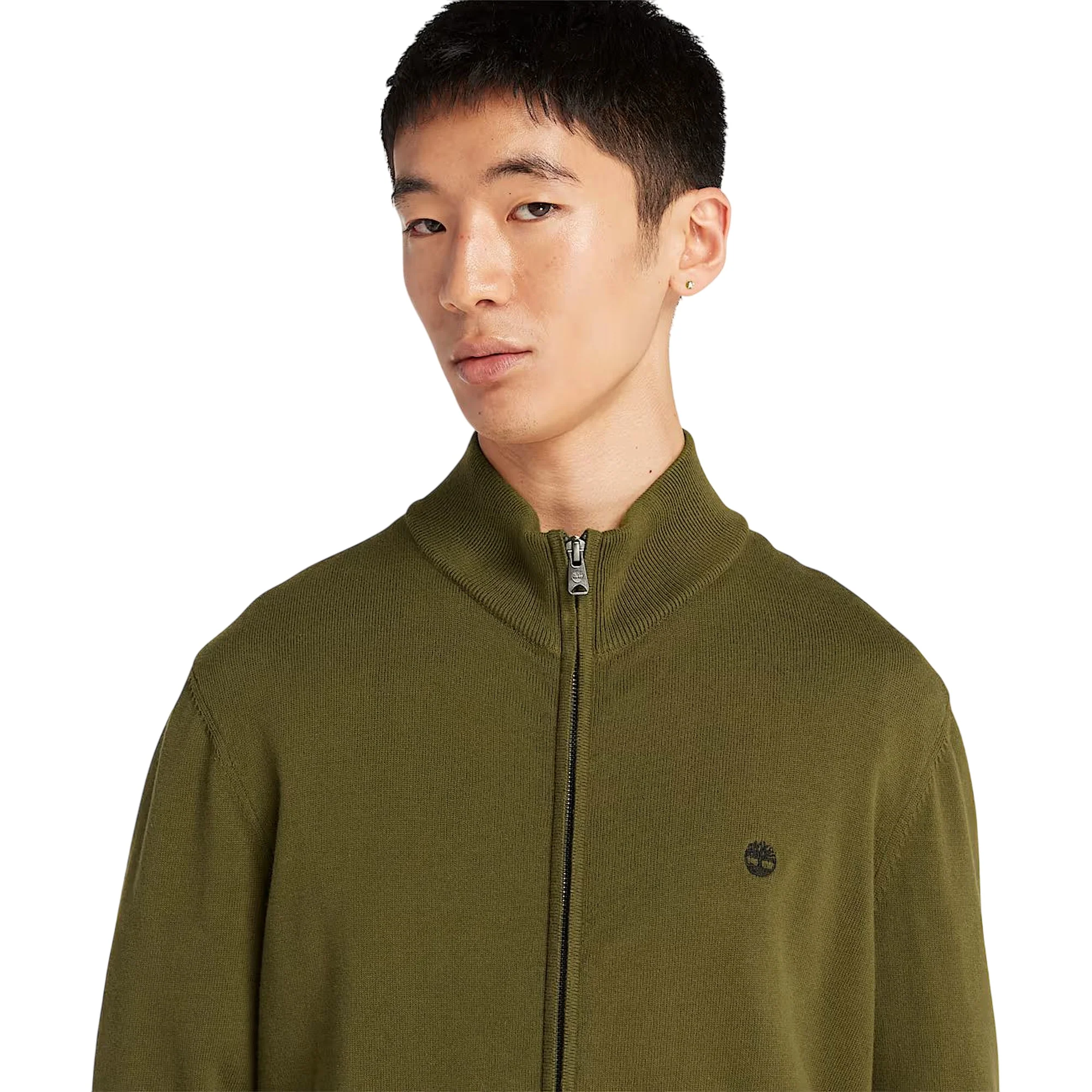 Maglione Uomo con Zip Williams River Verde - immagine 5