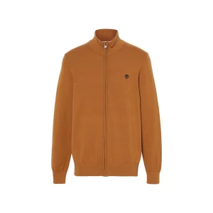 Maglione Uomo con zip Williams River Marrone