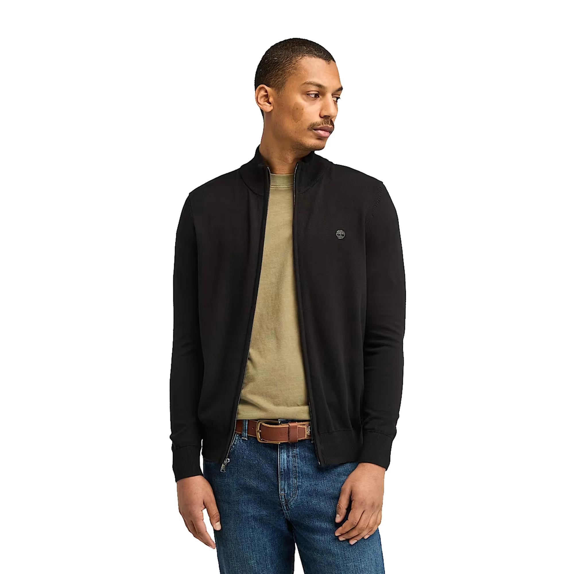 Maglione Uomo con zip Williams River Nero - immagine 3