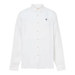 Camicia Uomo in Lino Mill Brook Bianco