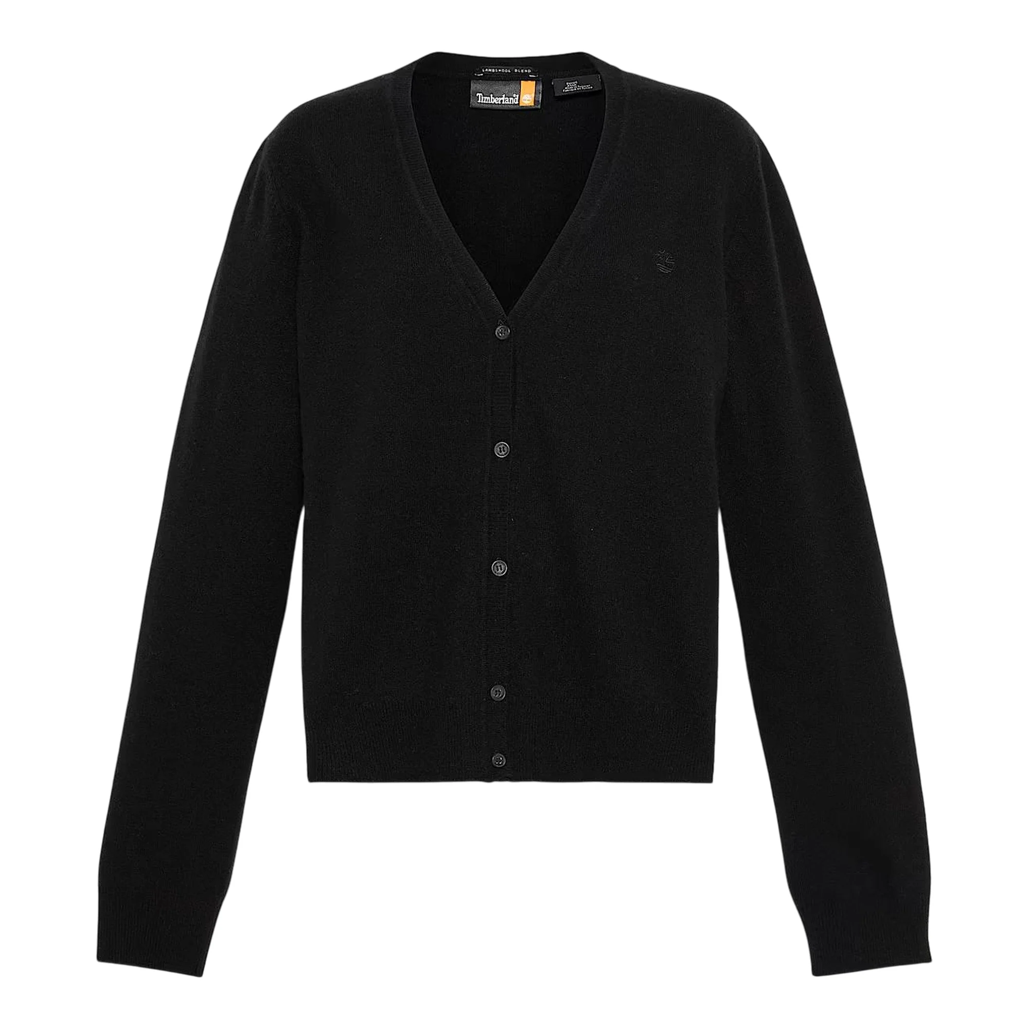 Cardigan Donna in lana merino Nero - immagine 2