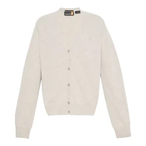 Cardigan Donna in lana merino Beige