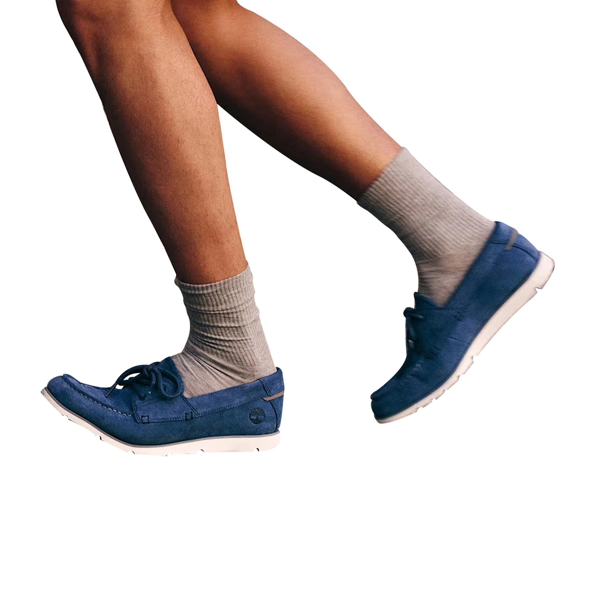 Scarpe Stringate Scamosciate Uomo Grafton Bay Blu - immagine 7