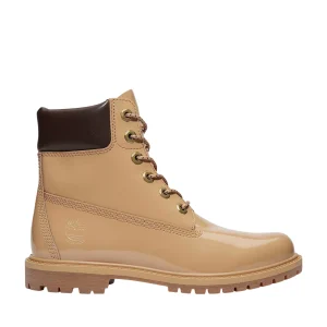 Stivali Donna impermeabili 6-Inch Beige lucido