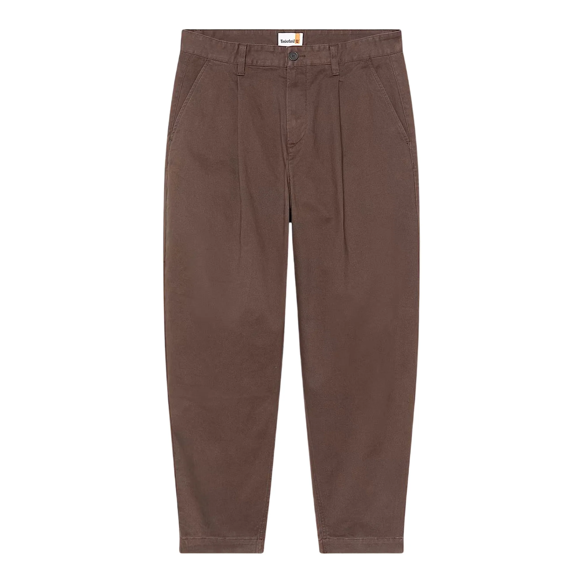 Pantaloni Uomo in Twill Manopesca effetto lavato Marrone - immagine 2