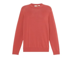 Maglia Uomo in Cotone tinta unita Rosso