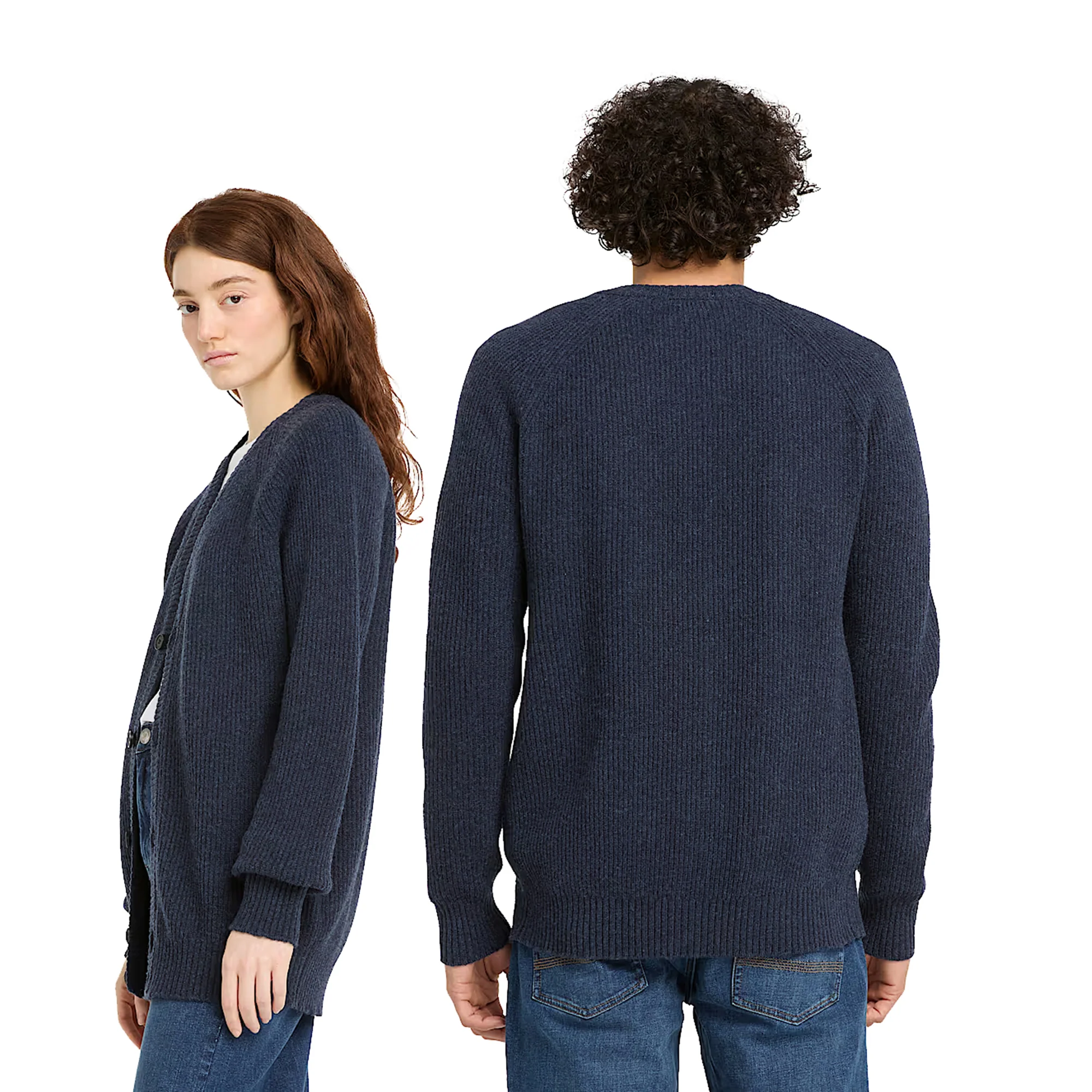 Cardigan Unisex Phillips Brook Blu scuro - immagine 4