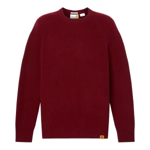 Maglione Uomo con maniche raglan Phillips Brook Bordeaux