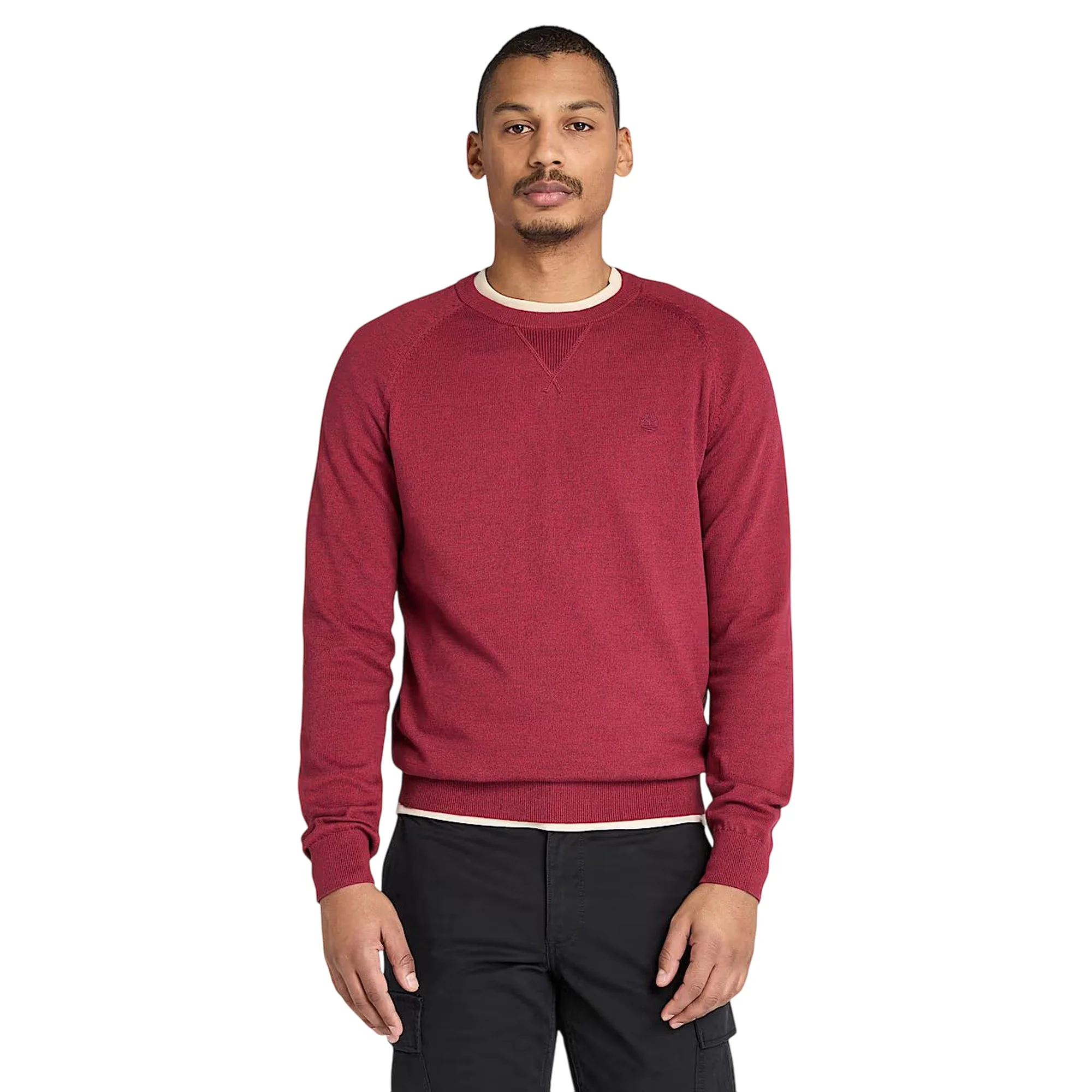 Maglione Uomo girocollo Williams River Bordeaux - immagine 3