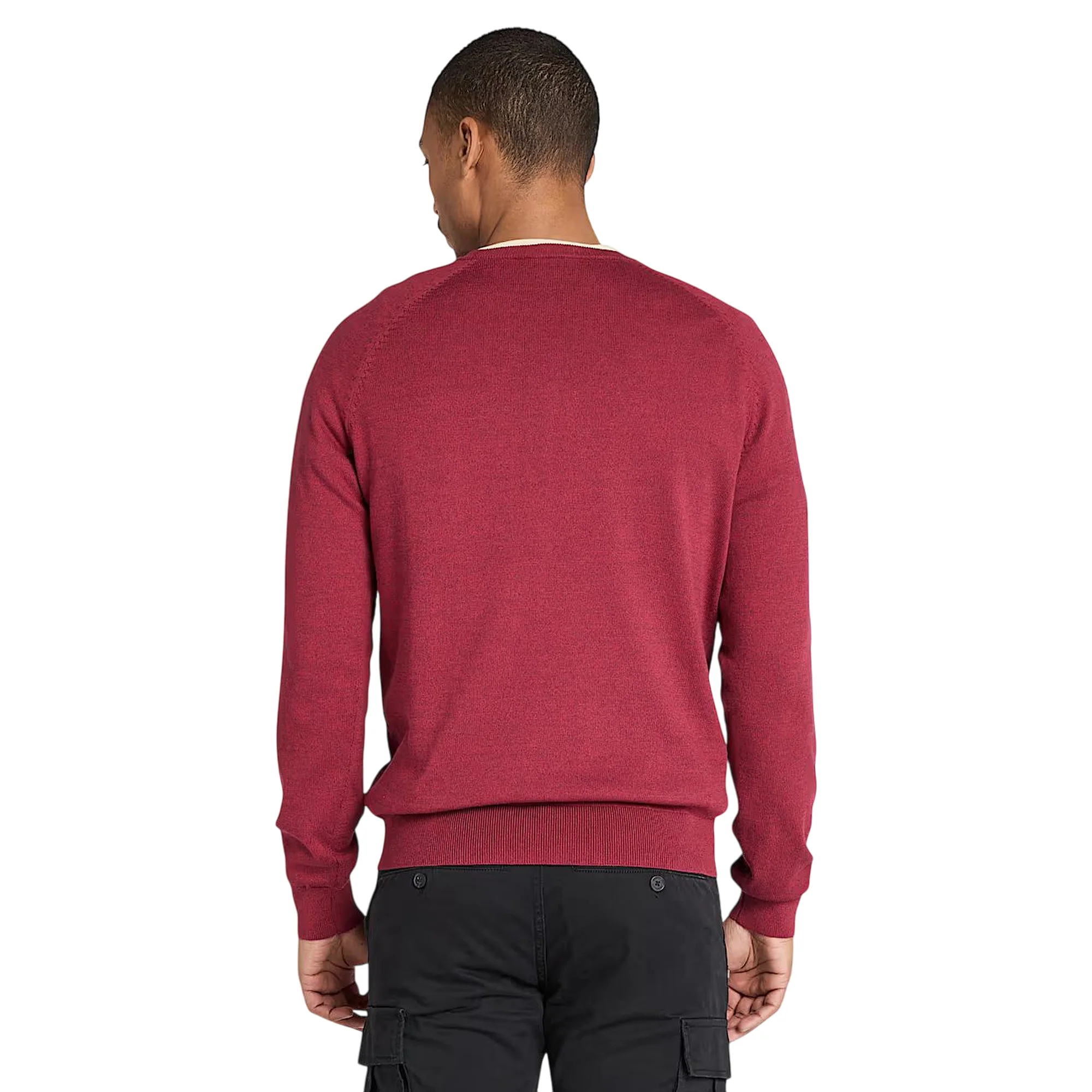 Maglione Uomo girocollo Williams River Bordeaux - immagine 4