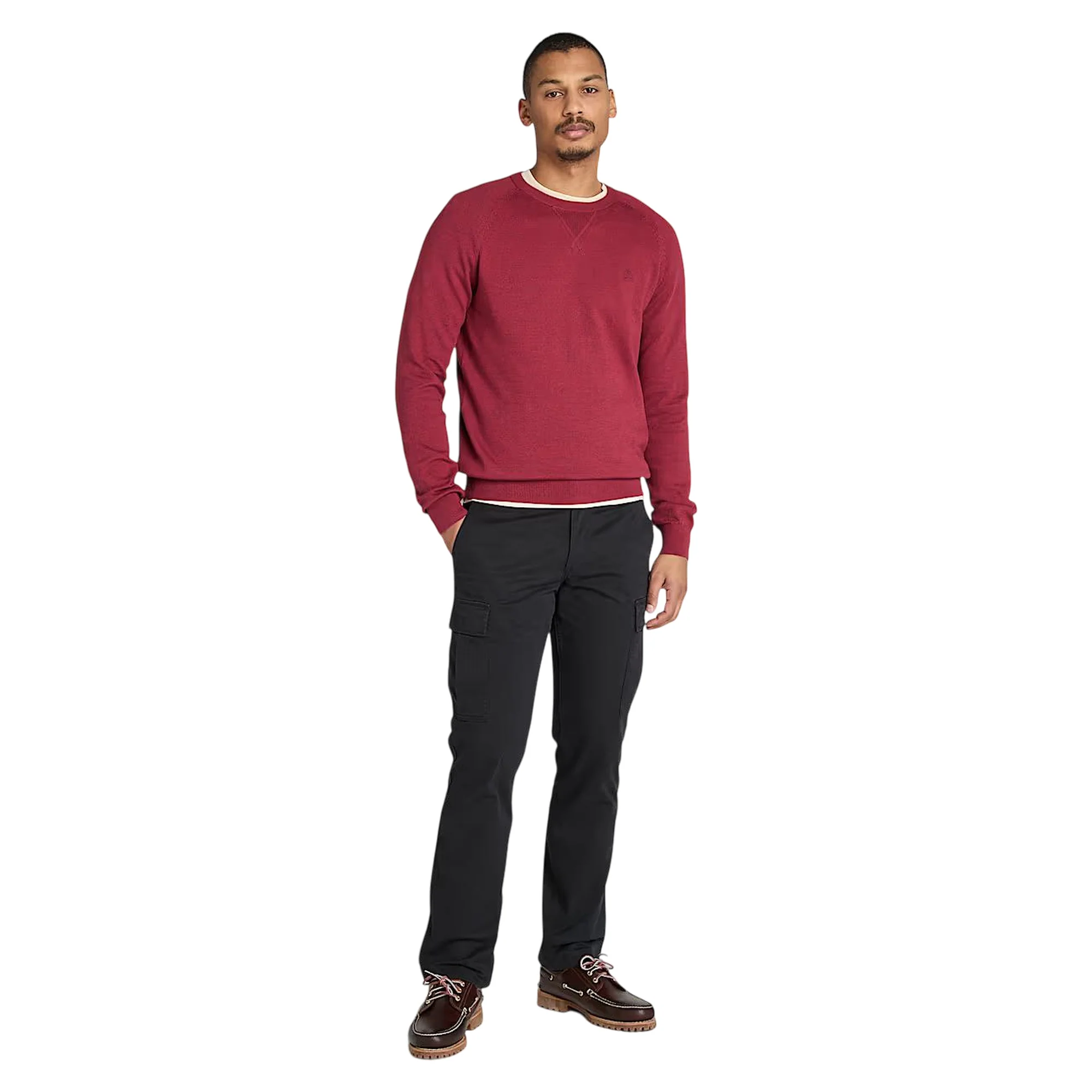 Maglione Uomo girocollo Williams River Bordeaux - immagine 5