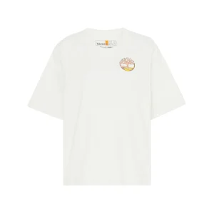 T-shirt Bianca da donna con grafica TimberFresh