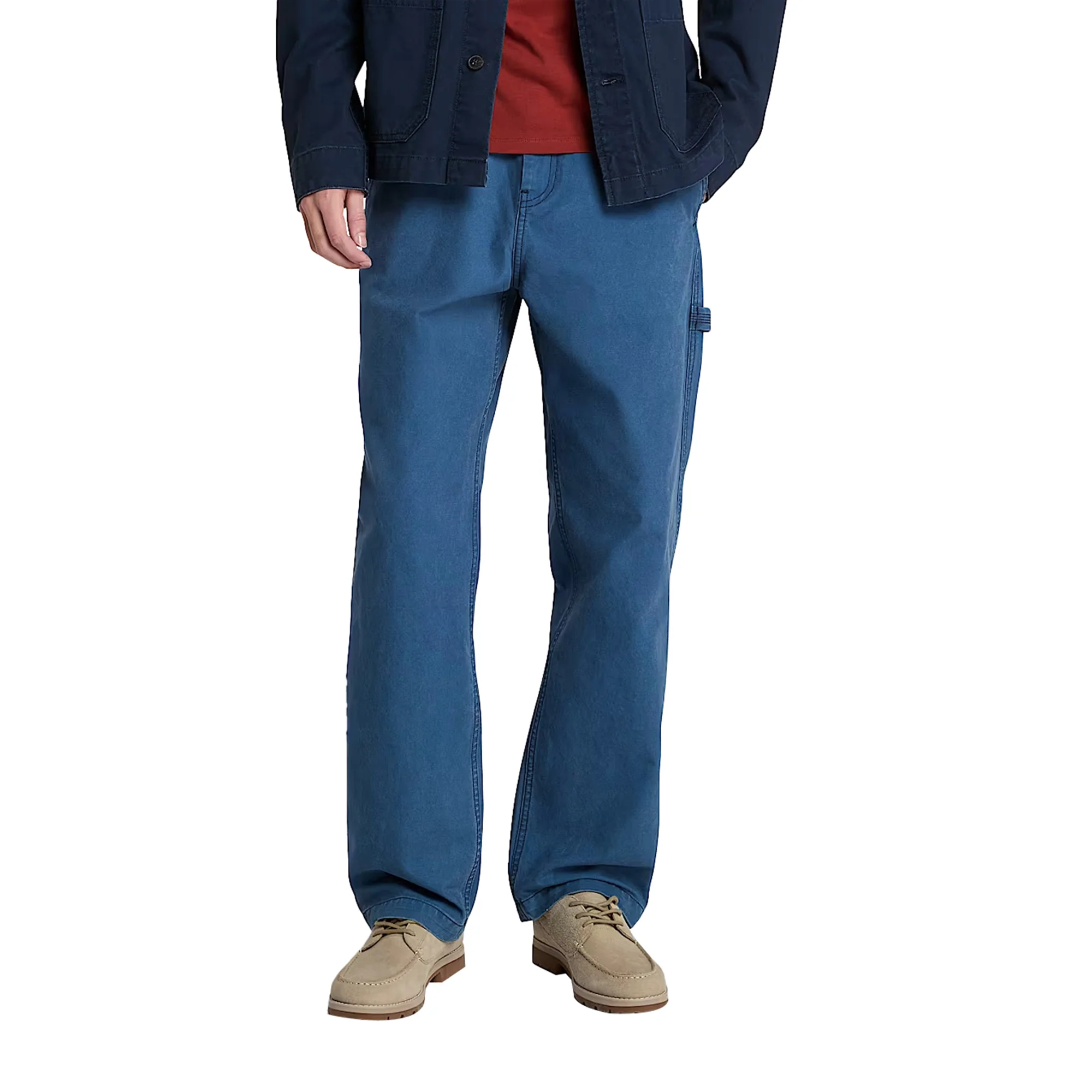 Pantaloni Uomo Effetto Lavato Rindge Blu - immagine 3