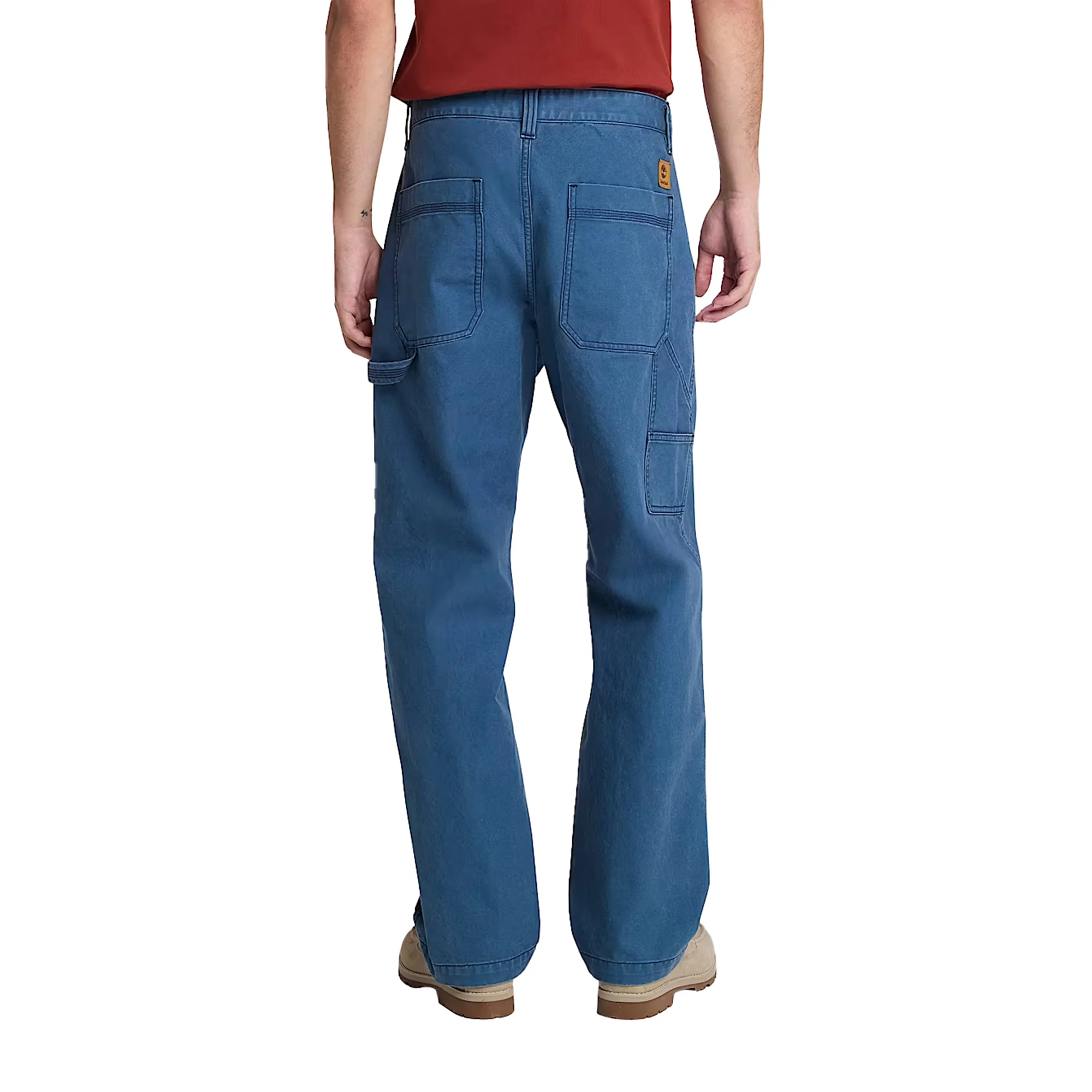 Pantaloni Uomo Effetto Lavato Rindge Blu - immagine 4