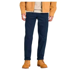 Pantaloni Uomo Cargo Brookline Twill Blu