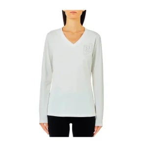 Maglia Donna con maxi logo sul petto