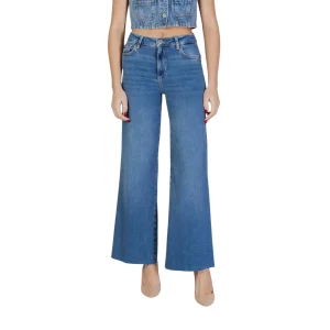 Jeans a gamba dritta blu