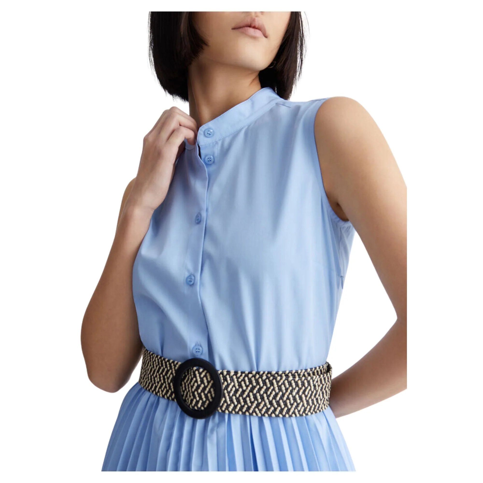 Abito Donna con gonna plissé - immagine 4