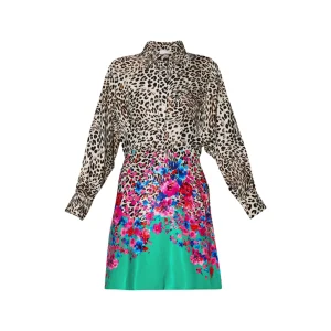 Abito Donna stampa animalier e floreale