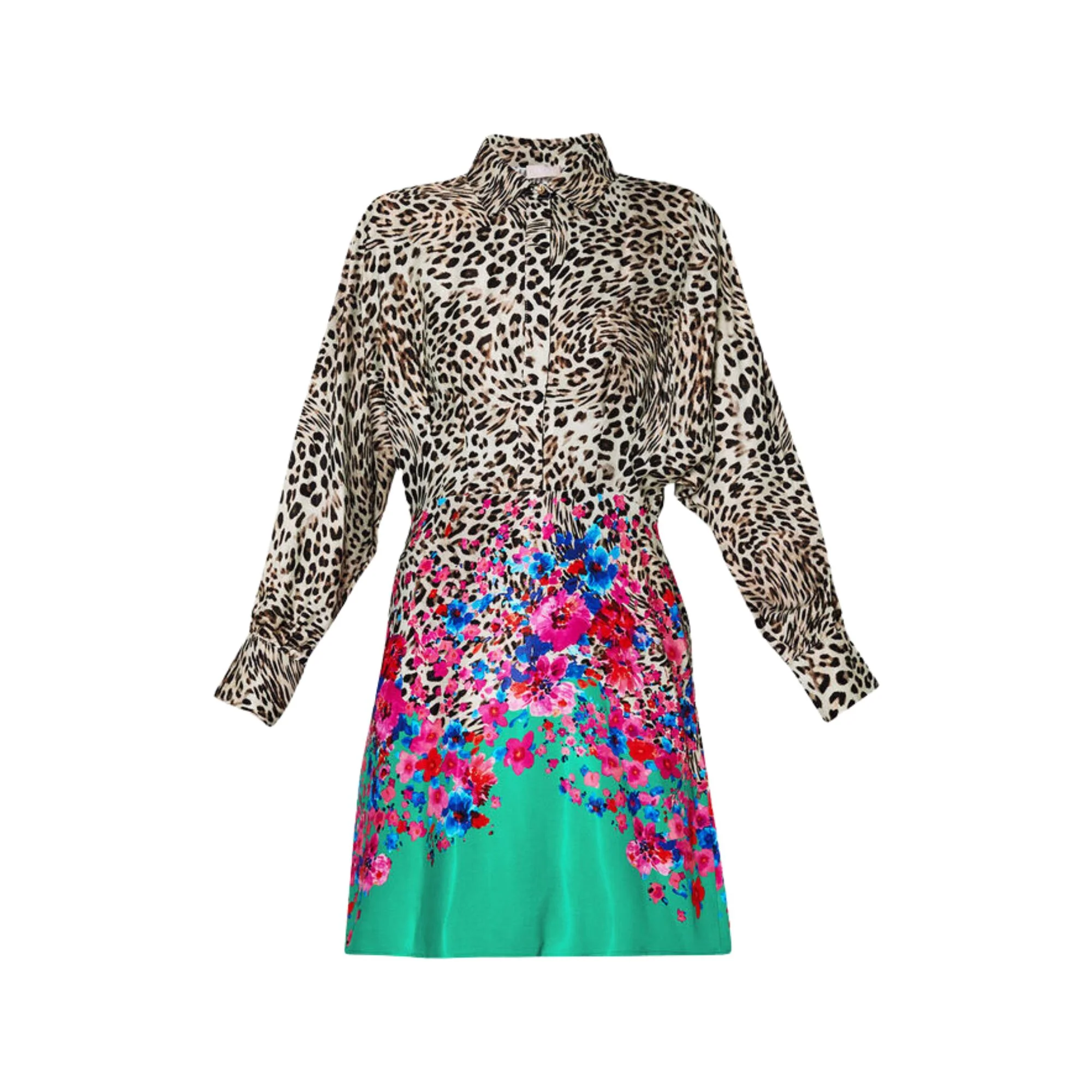 Abito Donna stampa animalier e floreale - immagine 2