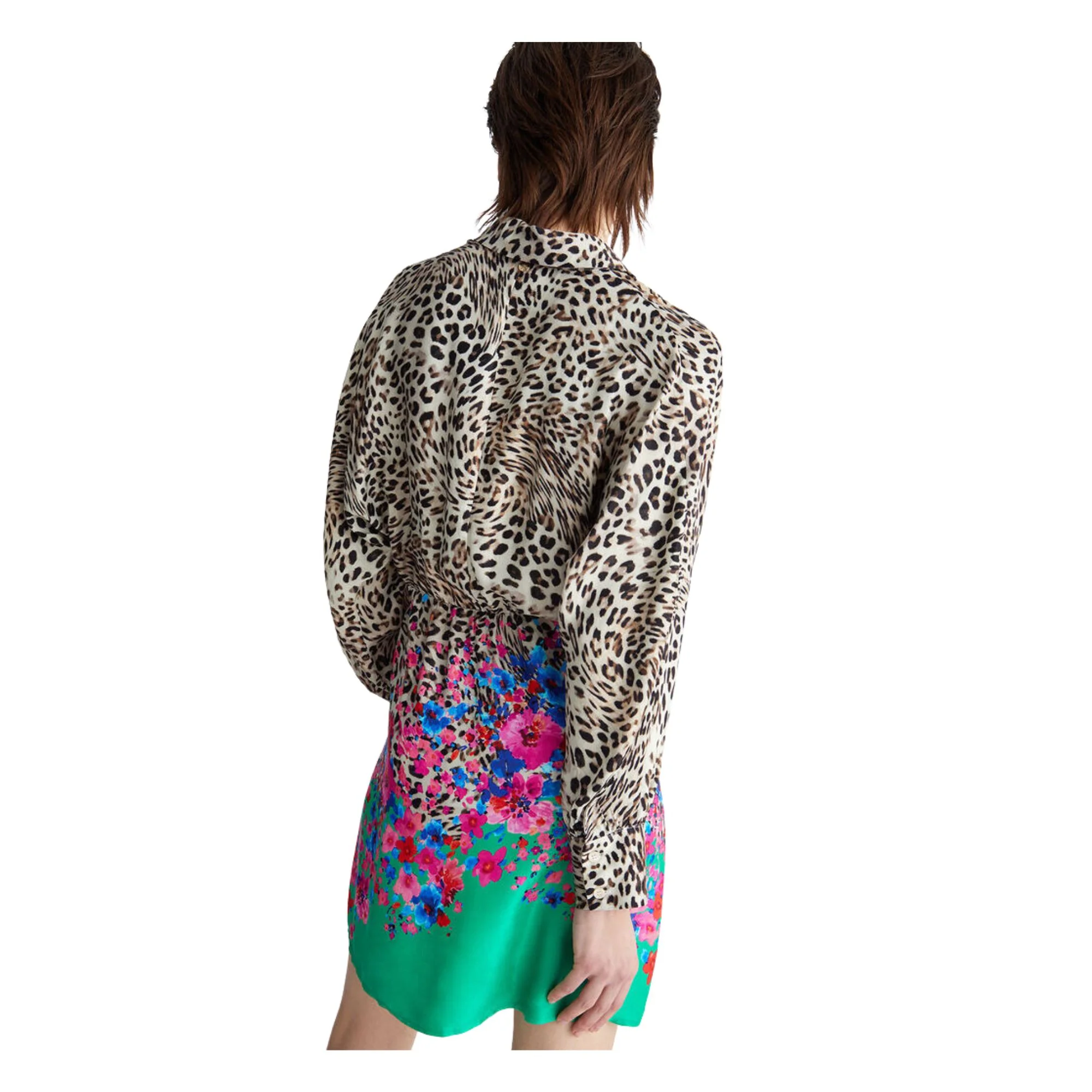 Abito Donna stampa animalier e floreale - immagine 4