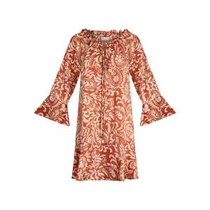 Abito corto Donna in twill stampato