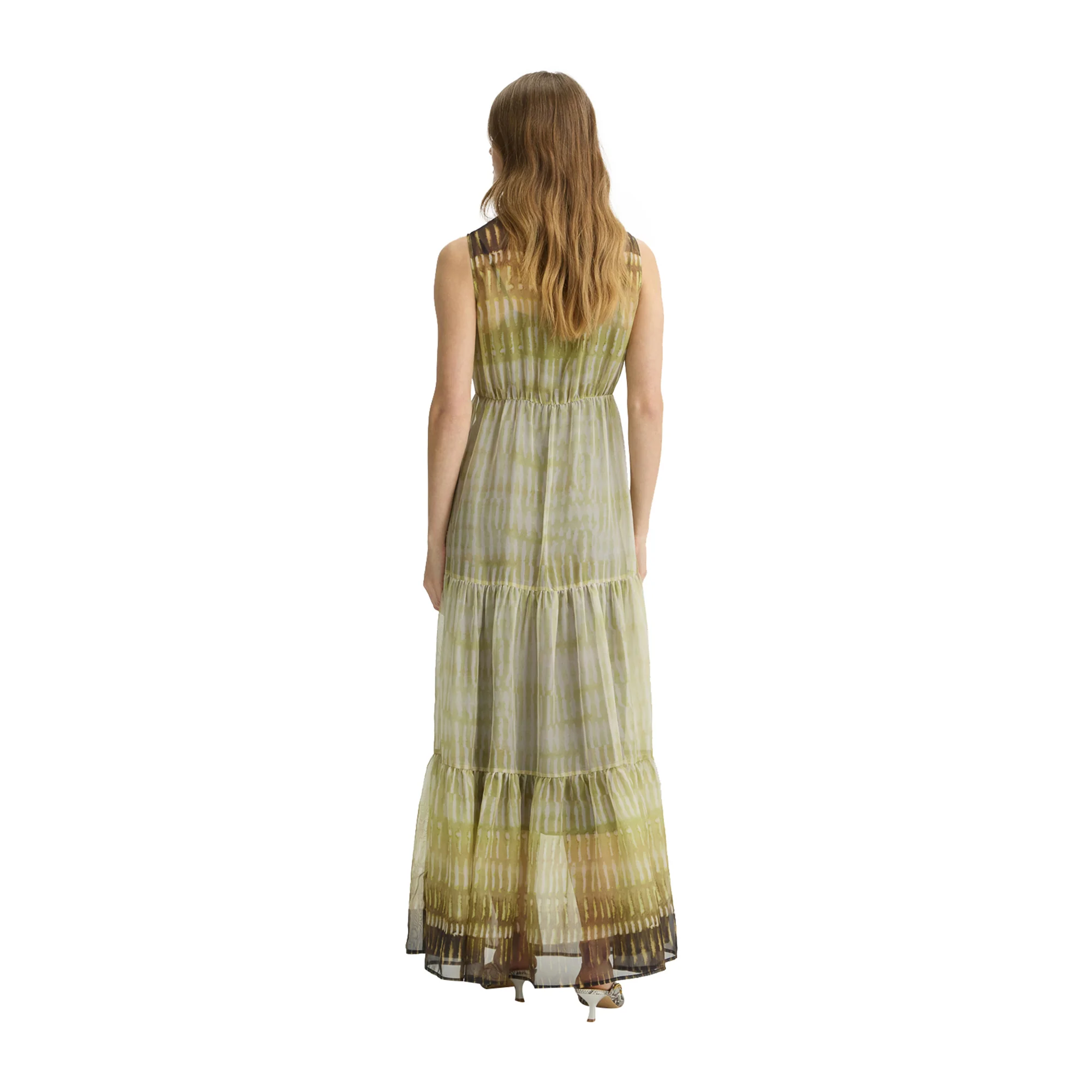 Abito Donna chemisier in chiffon stampato - immagine 4