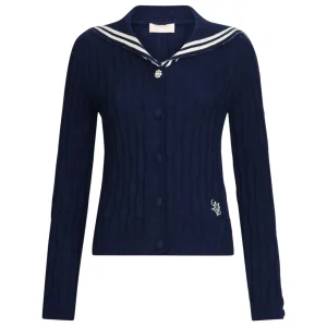 Cardigan Donna con colletto alla marinara