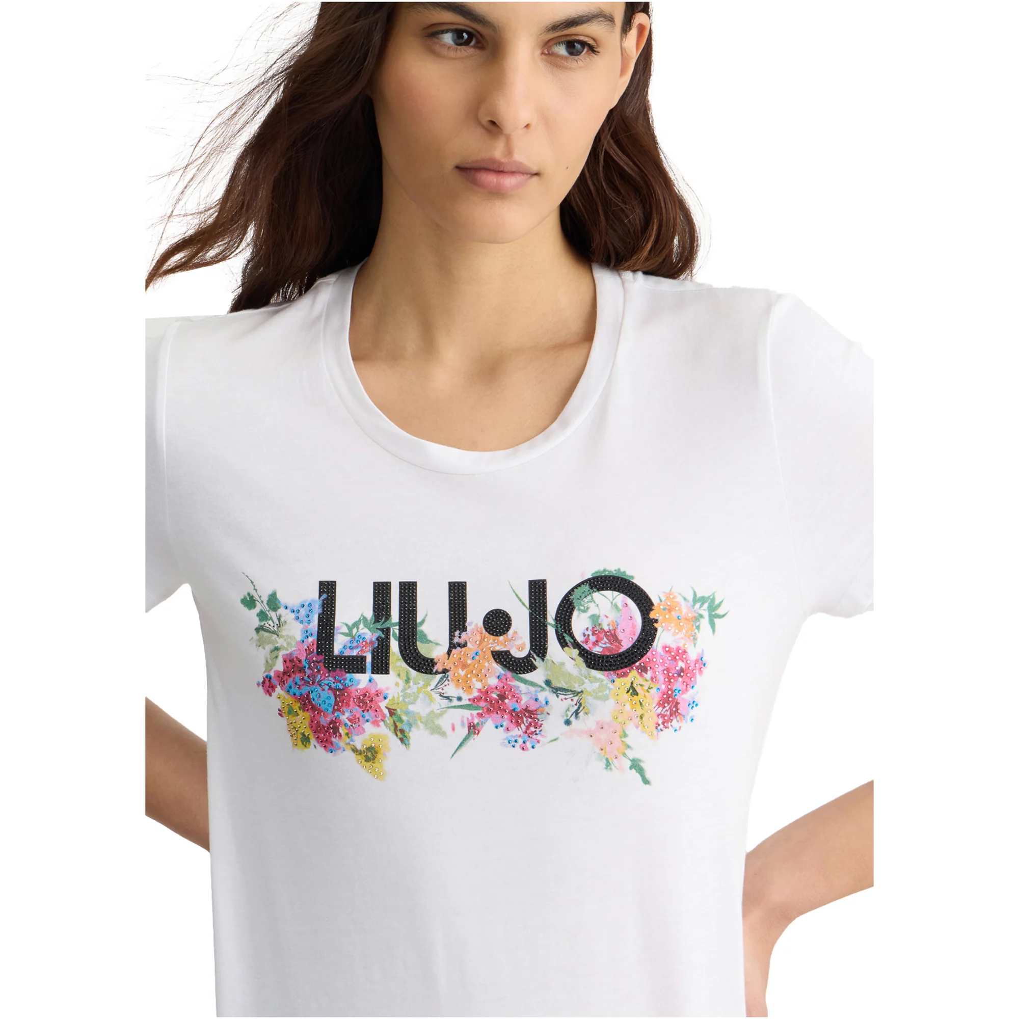 T-shirt Donna con logo e stampa floreale - immagine 5