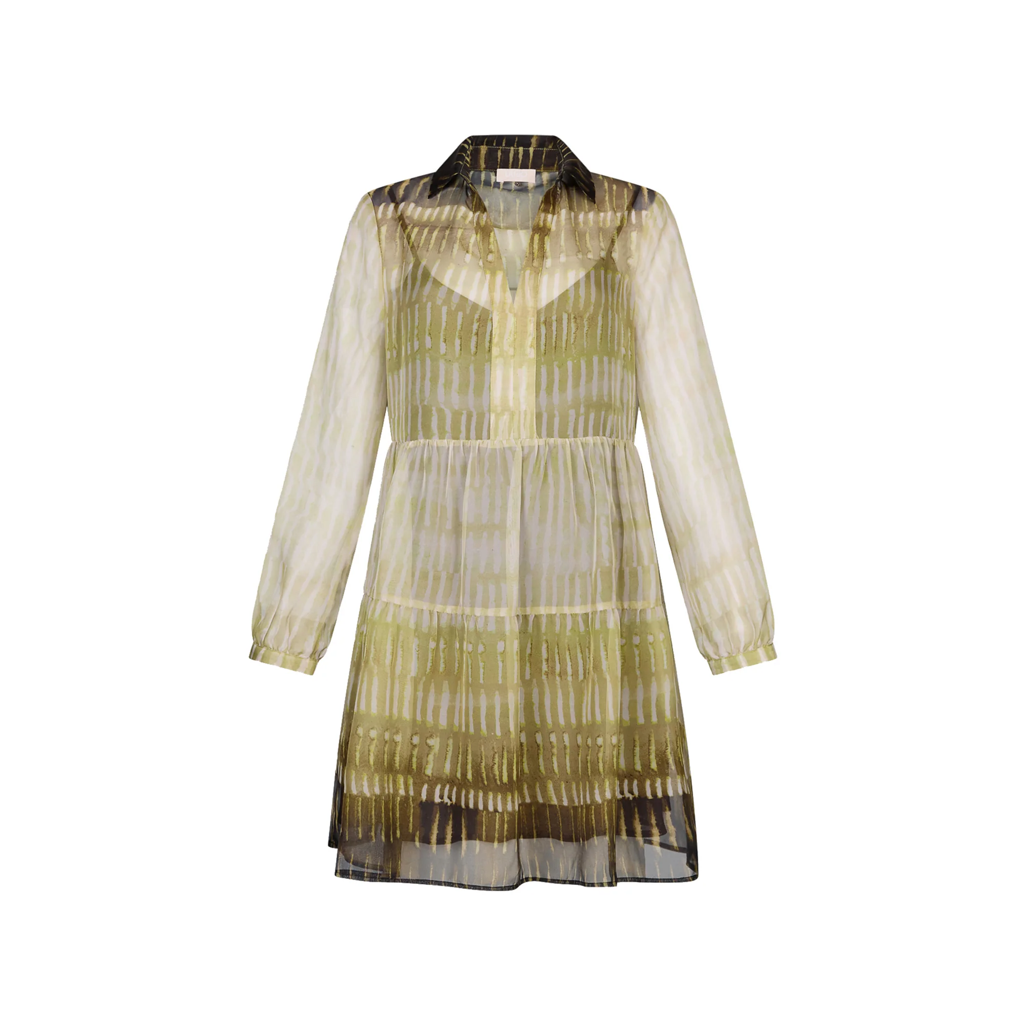 Abito corto Donna in chiffon stampato - immagine 2