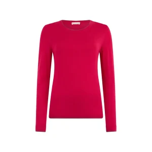 Maglia Donna Fucsia con spacchetti sui polsi