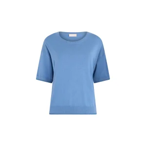 Maglia Donna con maniche a 3/4 Blu