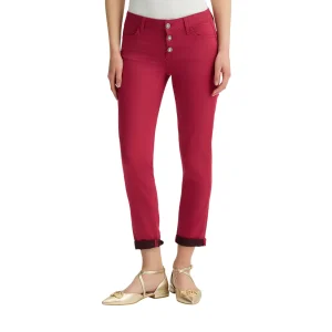 Pantaloni Donna skinny bottom up Fucsia