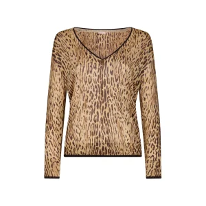 Maglia Donna con stampa animalier