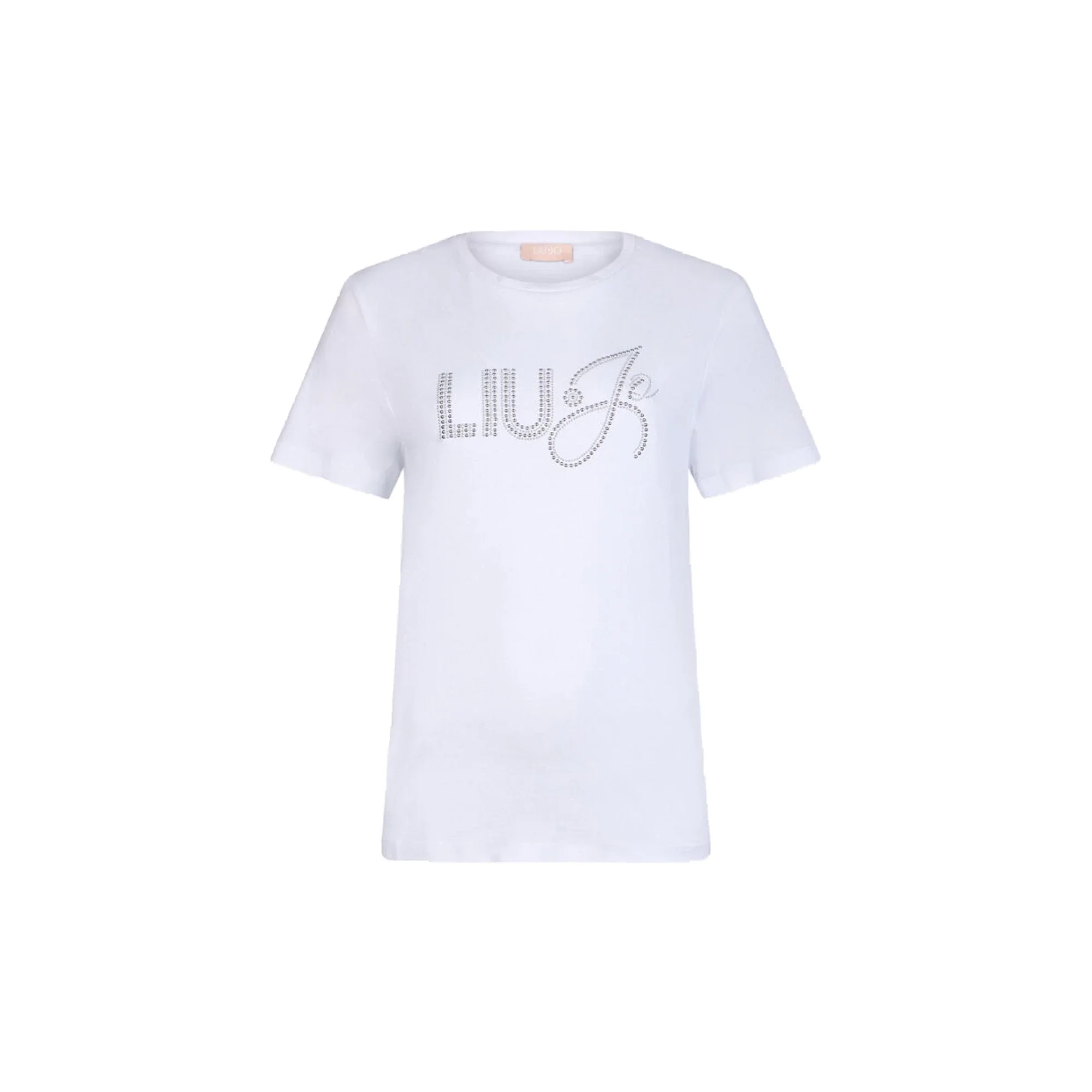 T-shirt Donna con logo con strass e perline - immagine 2