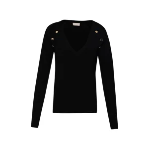 Maglia Donna tinta unita con bottoni