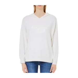 Maglia Donna con cappuccio Bianco
