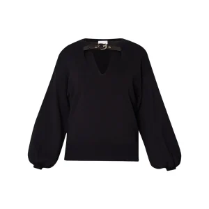 Maglia Donna con cinturino sul davanti