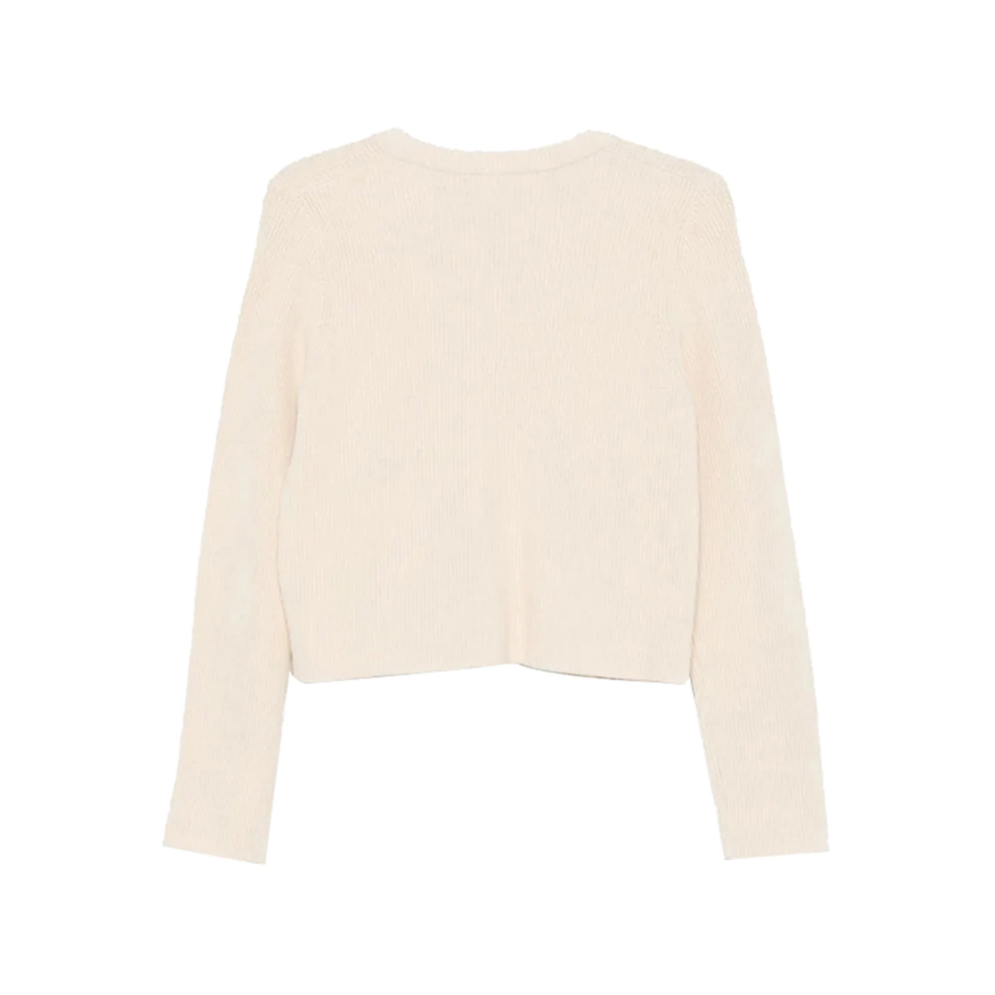 Cardigan Donna in maglia con tasche Panna - immagine 3