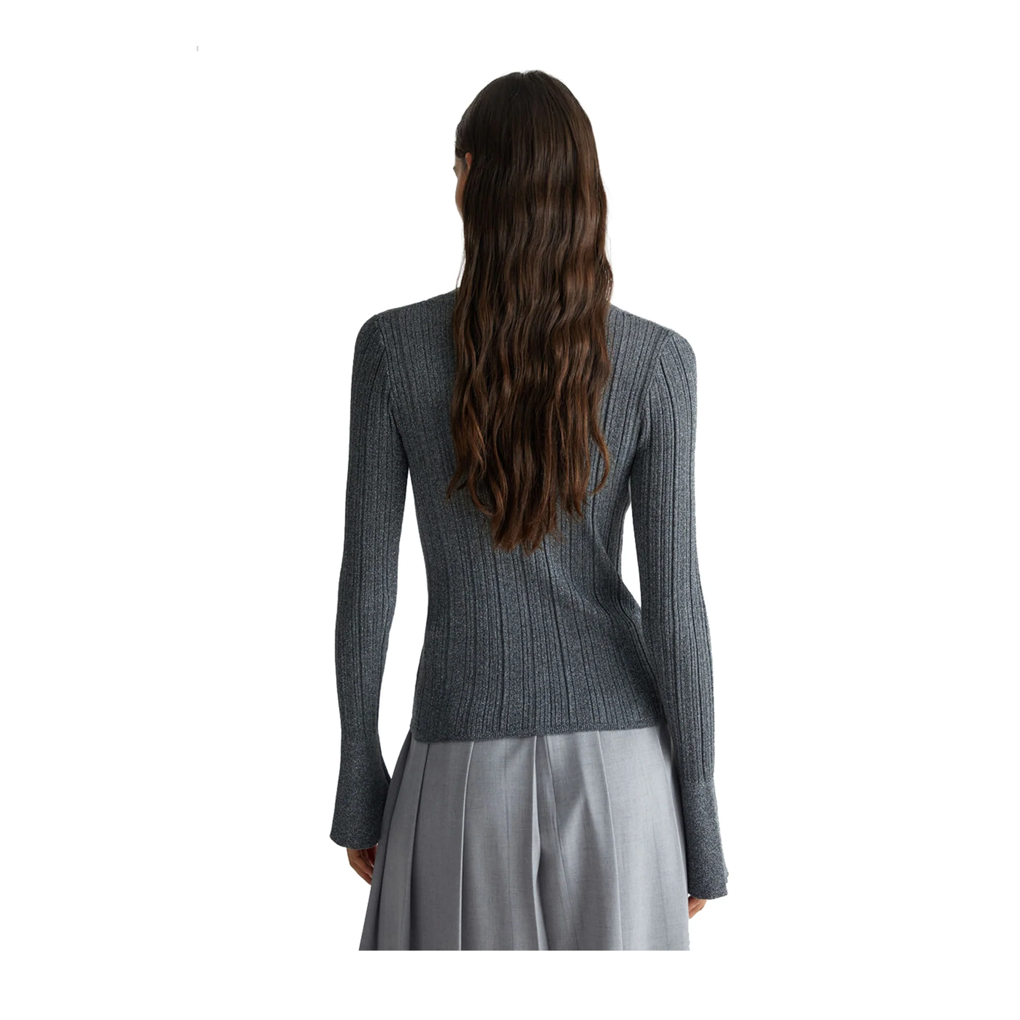 Cardigan Donna in maglia lurex - immagine 5