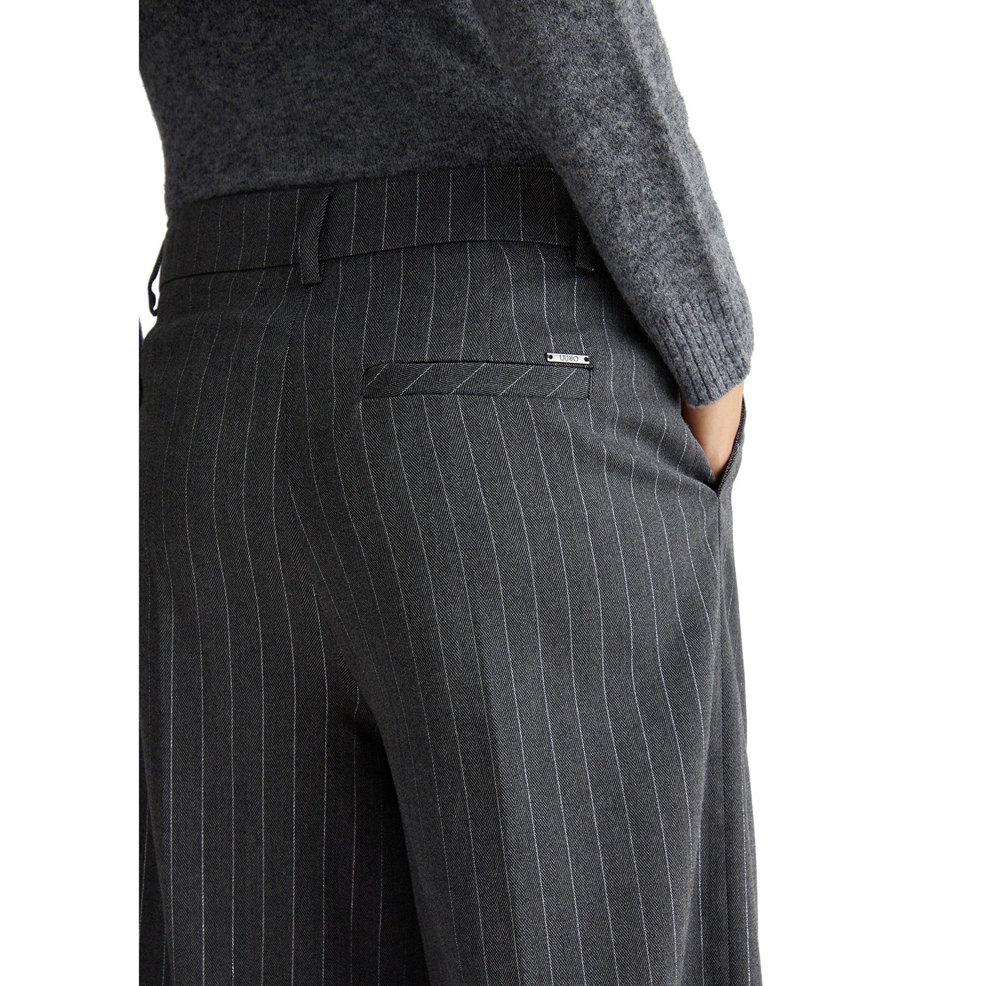 Pantaloni Donna culotte gessati - immagine 6