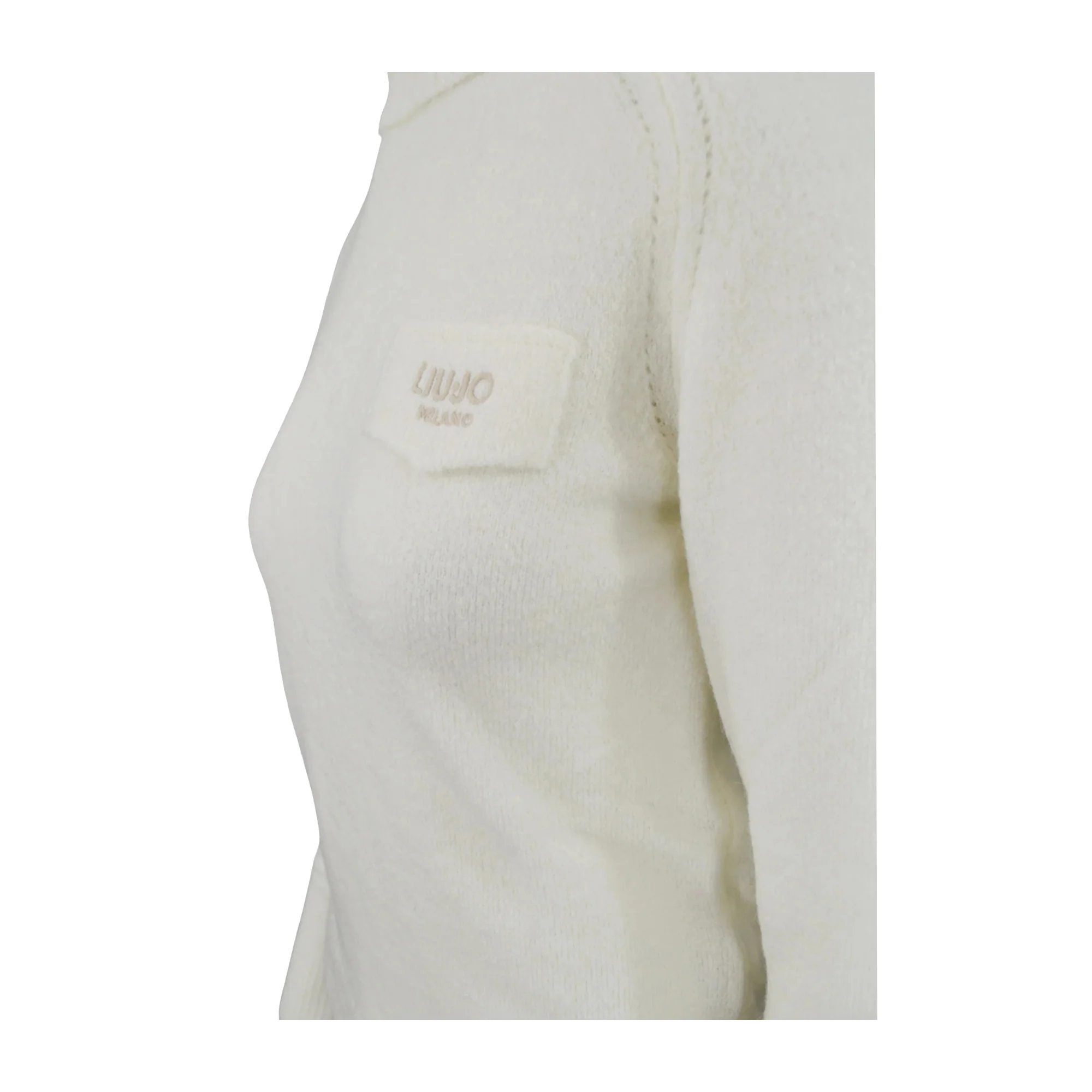 Dolcevita Donna misto lana con logo Bianco - immagine 4