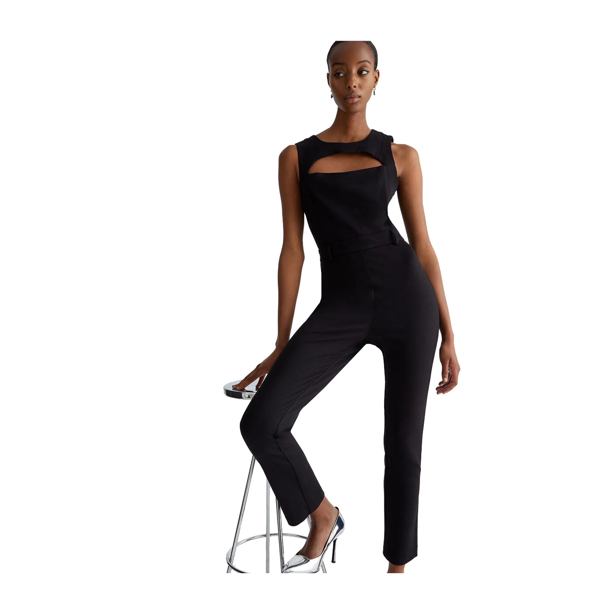 Tuta Stretch Donna con cintura - immagine 8