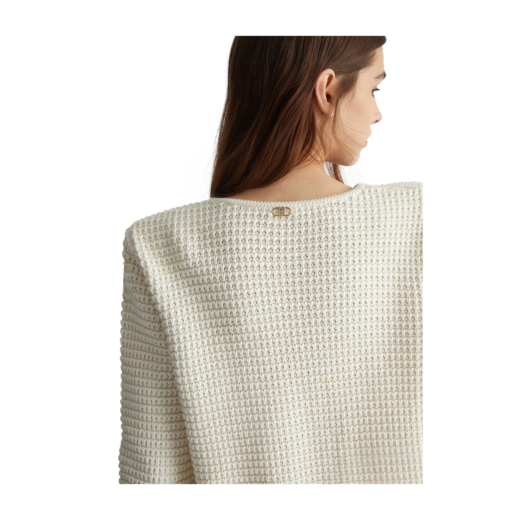Cardigan Donna in maglia Bianco - immagine 7