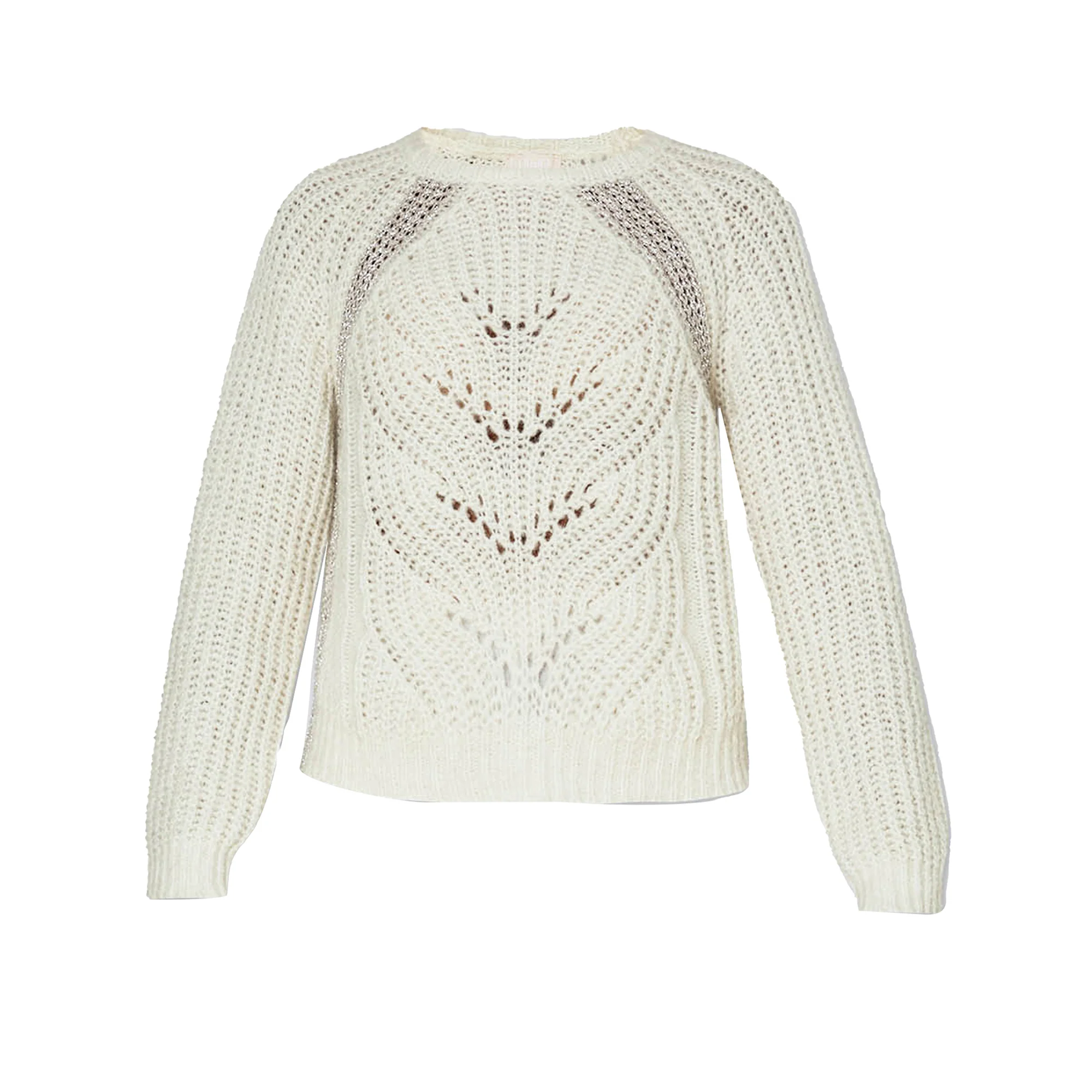 Maglia Donna a coste bianca - immagine 2