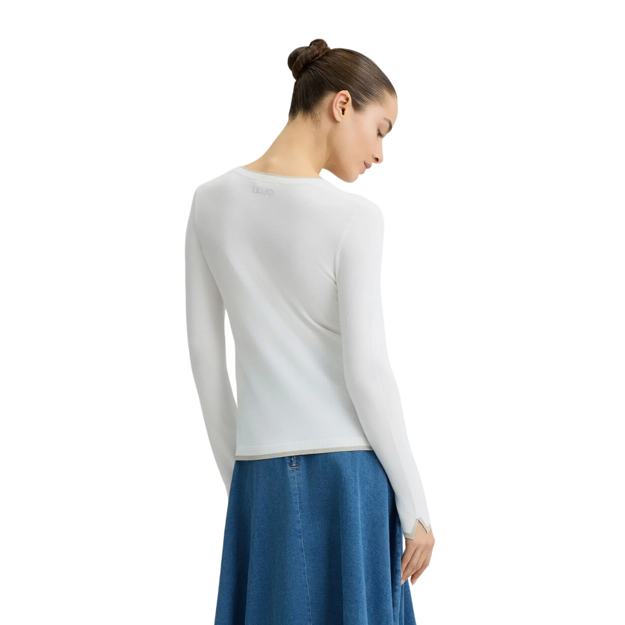 Maglia Bianca da donna Liu Jo Better - immagine 3