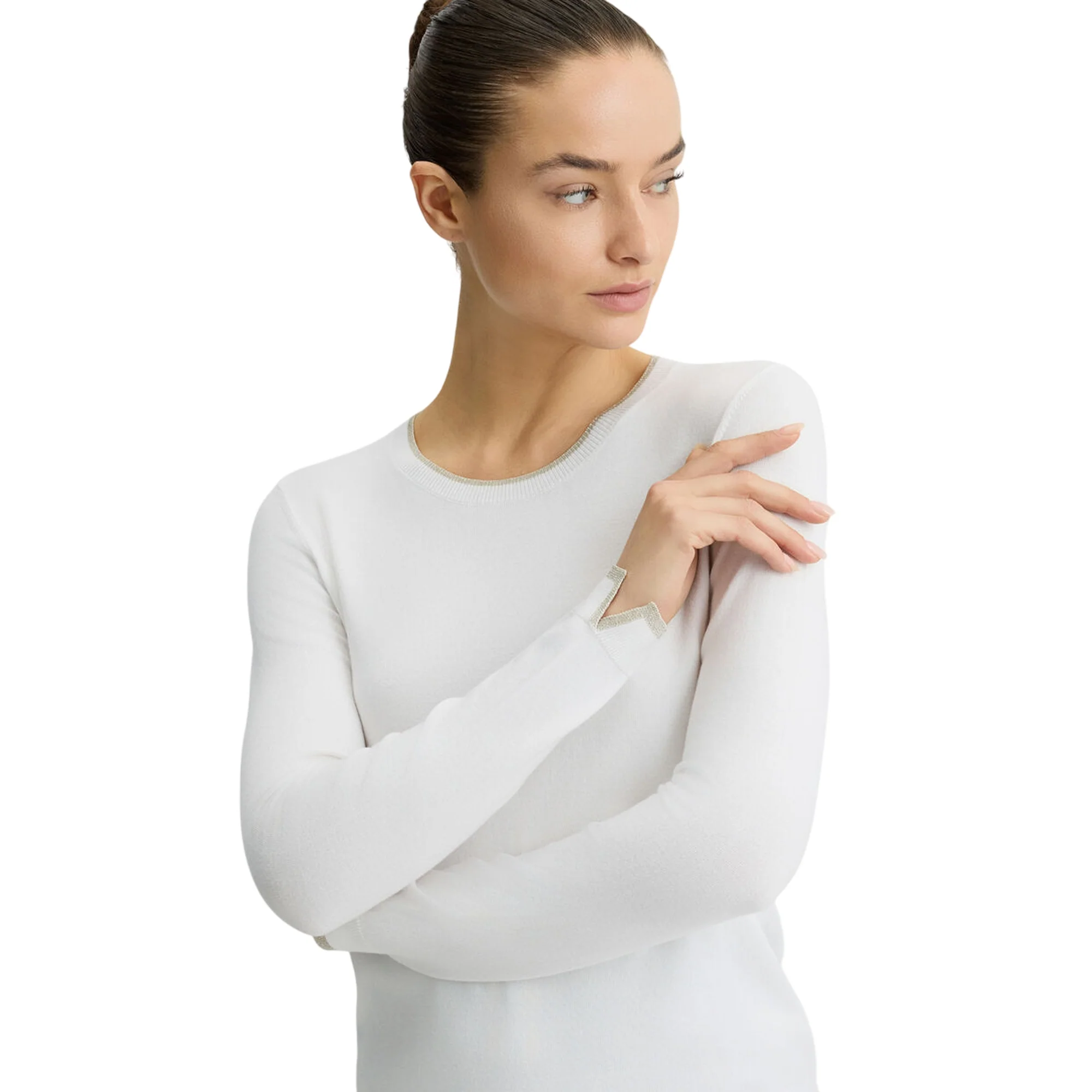 Maglia Bianca da donna Liu Jo Better - immagine 4