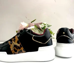 Sneakers Ed Parrish Donna  Nero/Leo CKLD-GH50